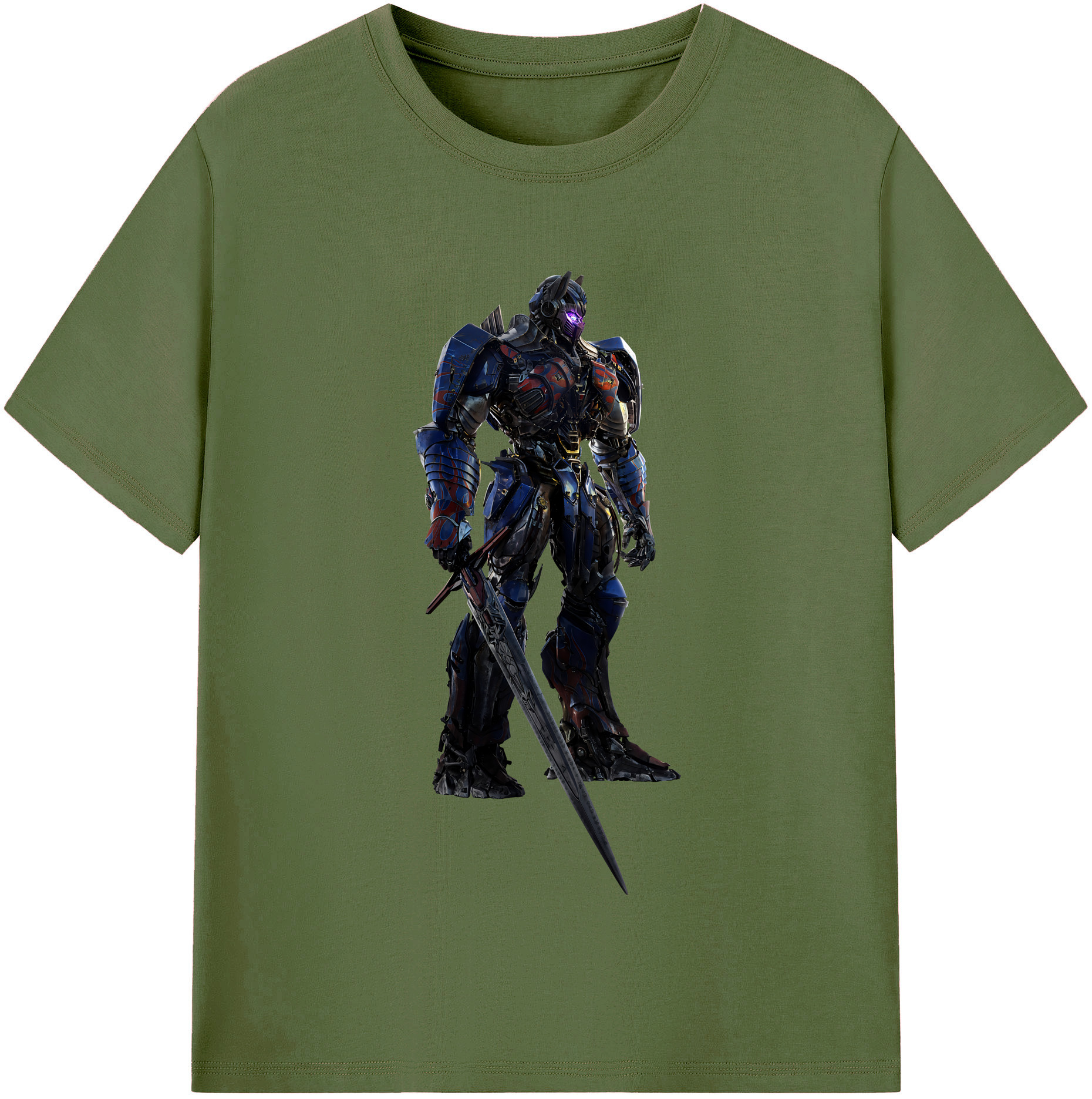 （画像用） Transformers トランスフォーマー 綿100％半袖Tシャツ（フロントプリント）